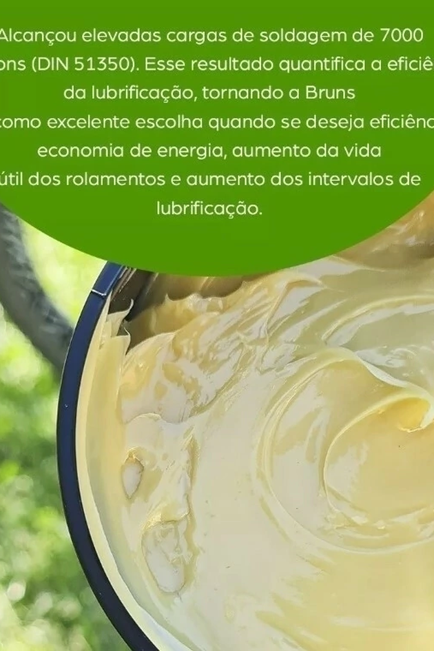 Graxa Bruns 7K com PTFE 70g para lubrificação de bikes