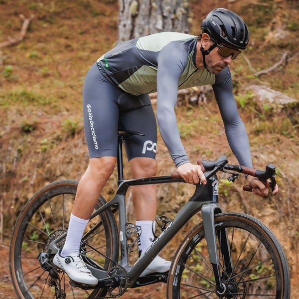 MAY♪ Camisa Ciclismo Sport Márcio May Manga Longa Mista Colorido