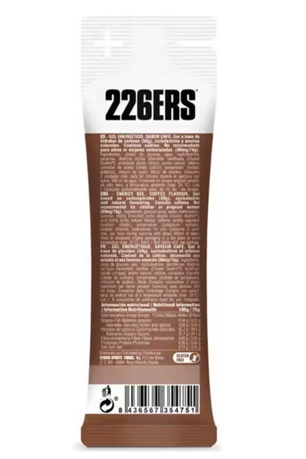 226ERS High Energy Gel Café Expresso – Energia e Cafeína para
