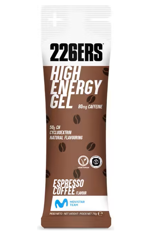 226ERS High Energy Gel Café Expresso – Energia e Cafeína para
