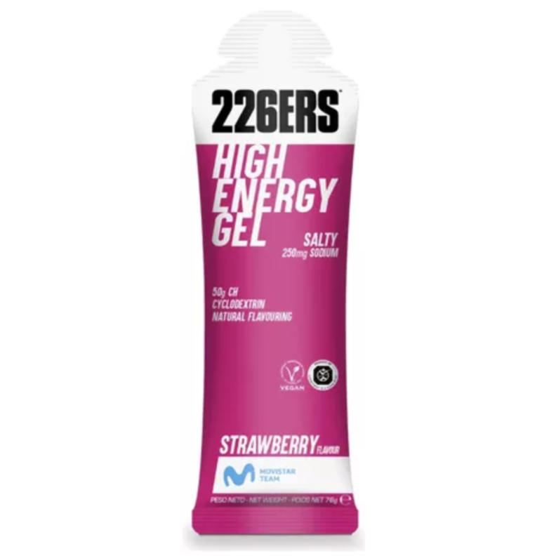 226ERS High Energy Gel Laranja com BCAA – Energia e Suporte