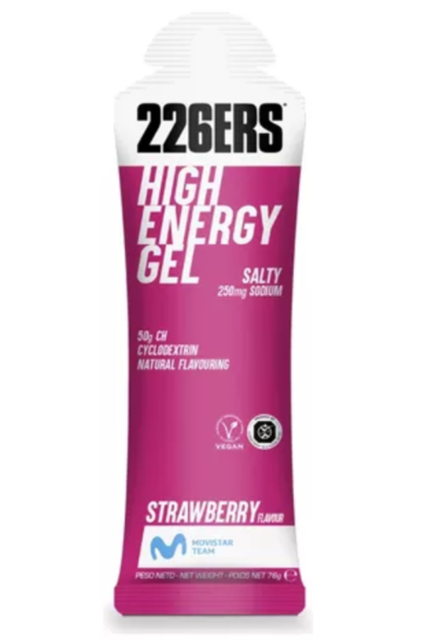Gel de Carboidrato 226ERS High Energy 45 Gramas - Cereja (com Cafeína)