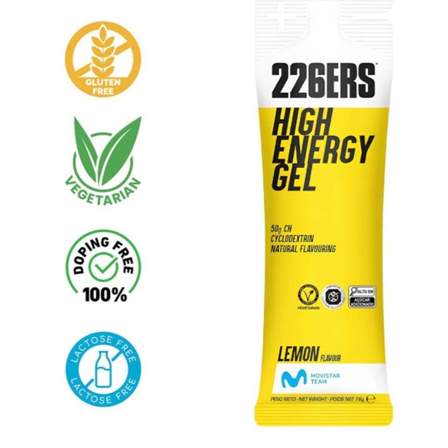 226ERS High Energy Gel Limão – Energia Rápida e Refrescante para