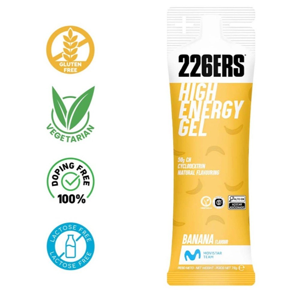 Gel Energético 226ERS Banana – Energia Rápida e Sustentada para