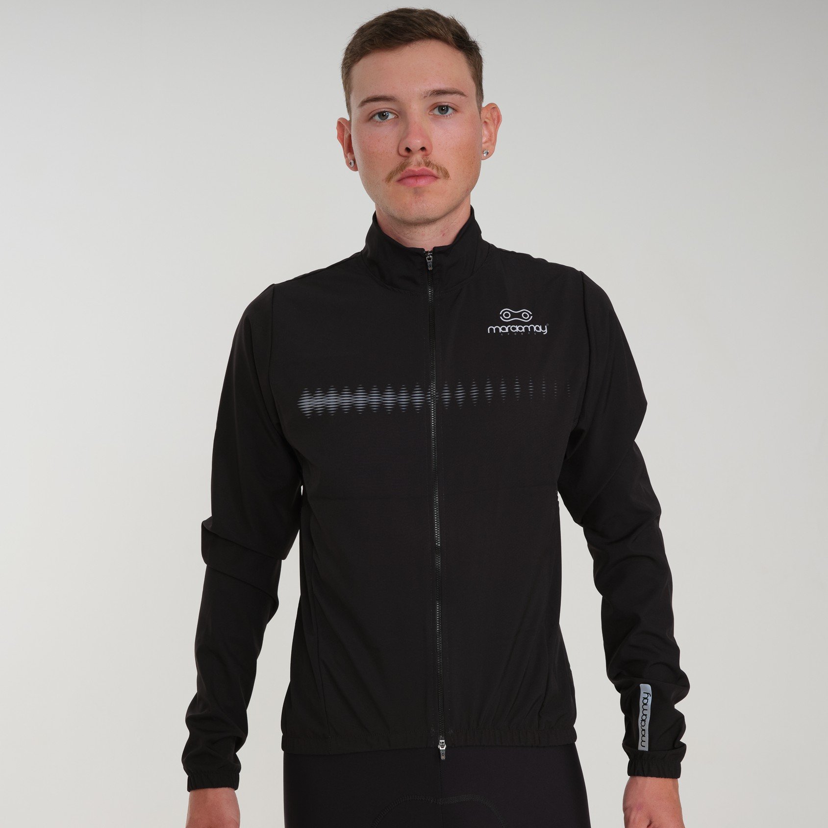 Jaqueta de Ciclismo Marcio May Sport Mix Mescla - Zíper Duplo