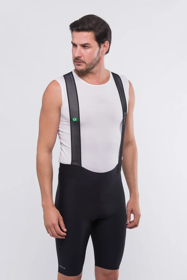 Bretelle Ciclismo Marcio May Moove UP Preto Masculino Gel