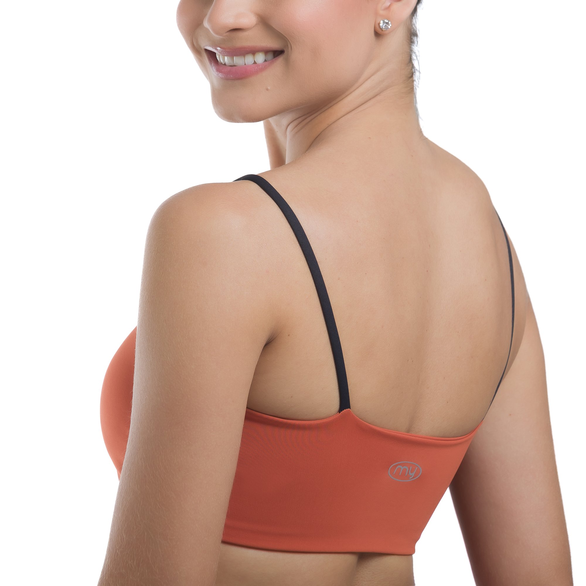 トップス mi.tan.pu.pu.pu1125 Conjunto Top Alcinha + Legging My Fitness Topaz | Marcio May Sports