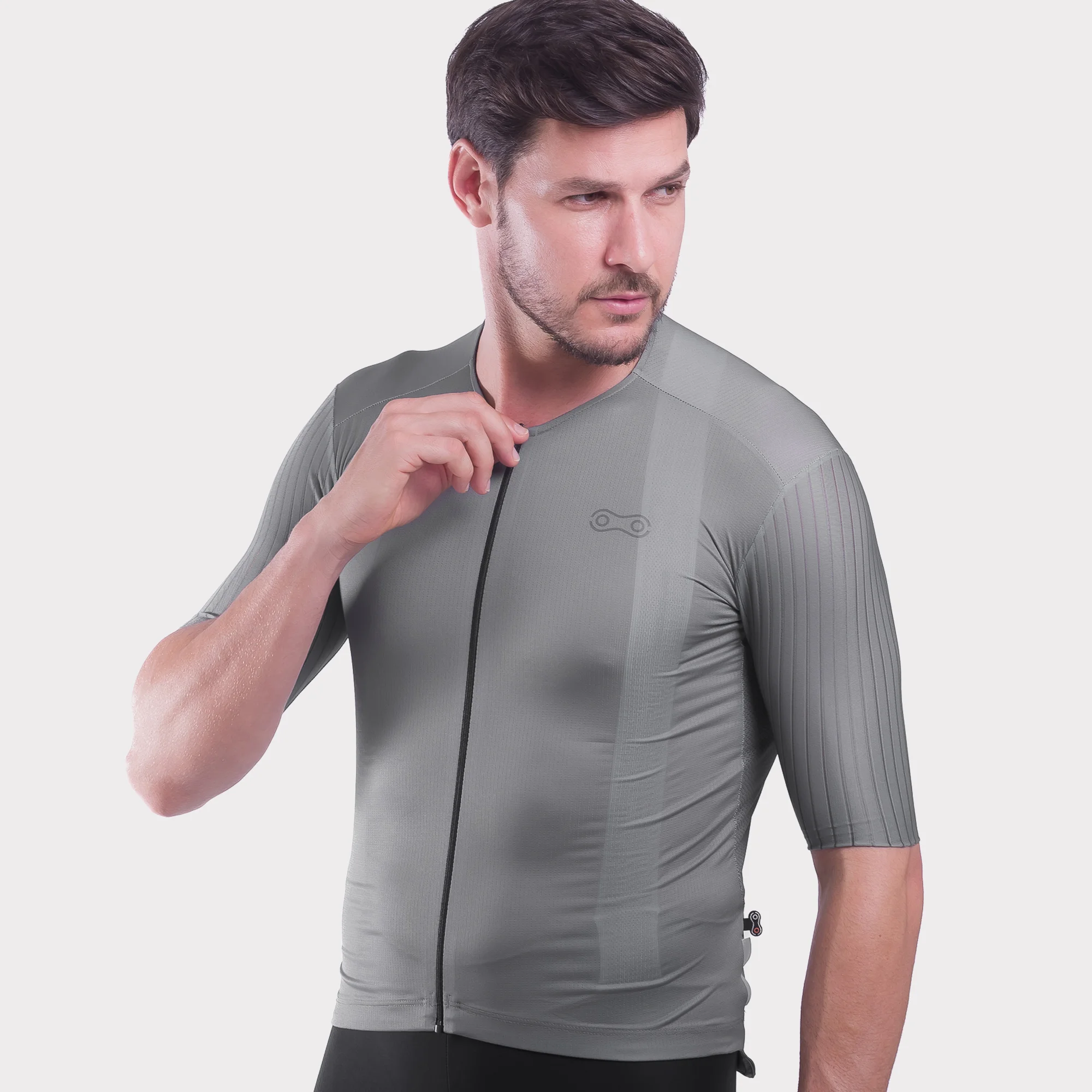 Camisa Ciclismo Marcio May Highline Silver Point - Slim