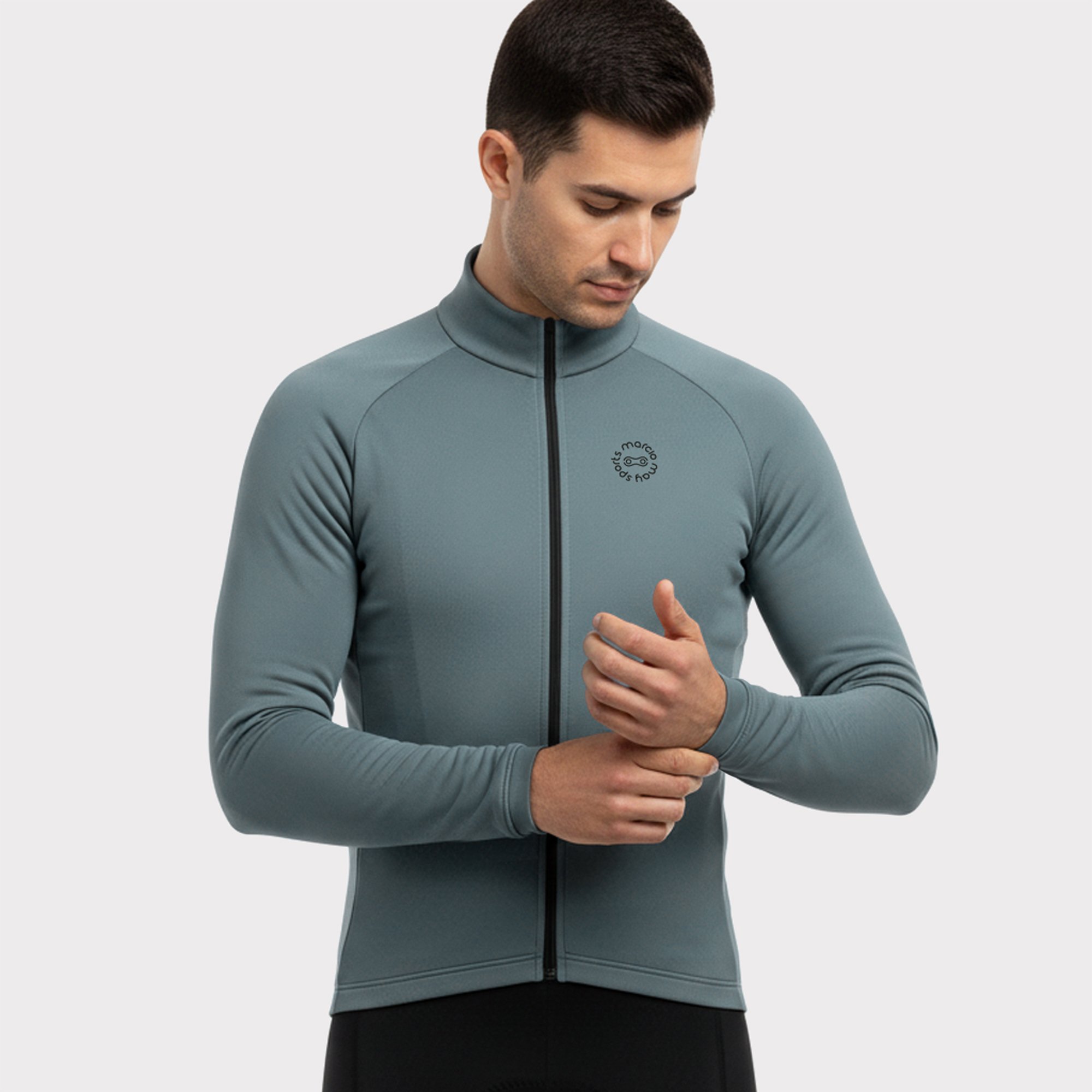 Camisa Ciclismo Manga Longa Marcio May Peluciada Preta