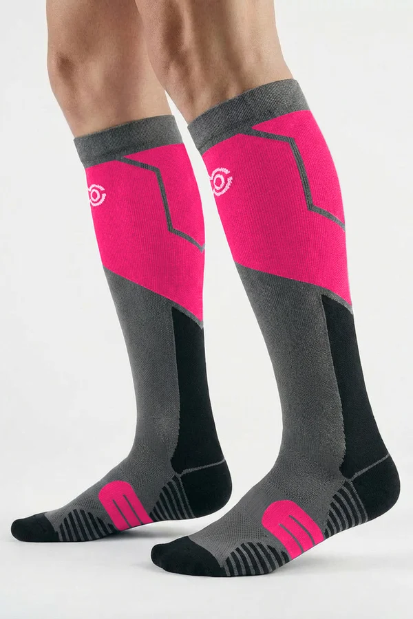 meia cinza pink preto lado 1