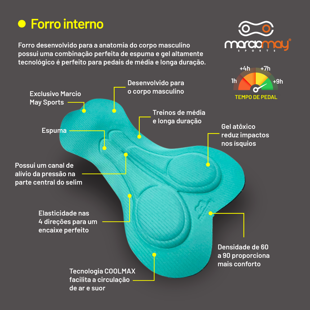 Forro moove masculino